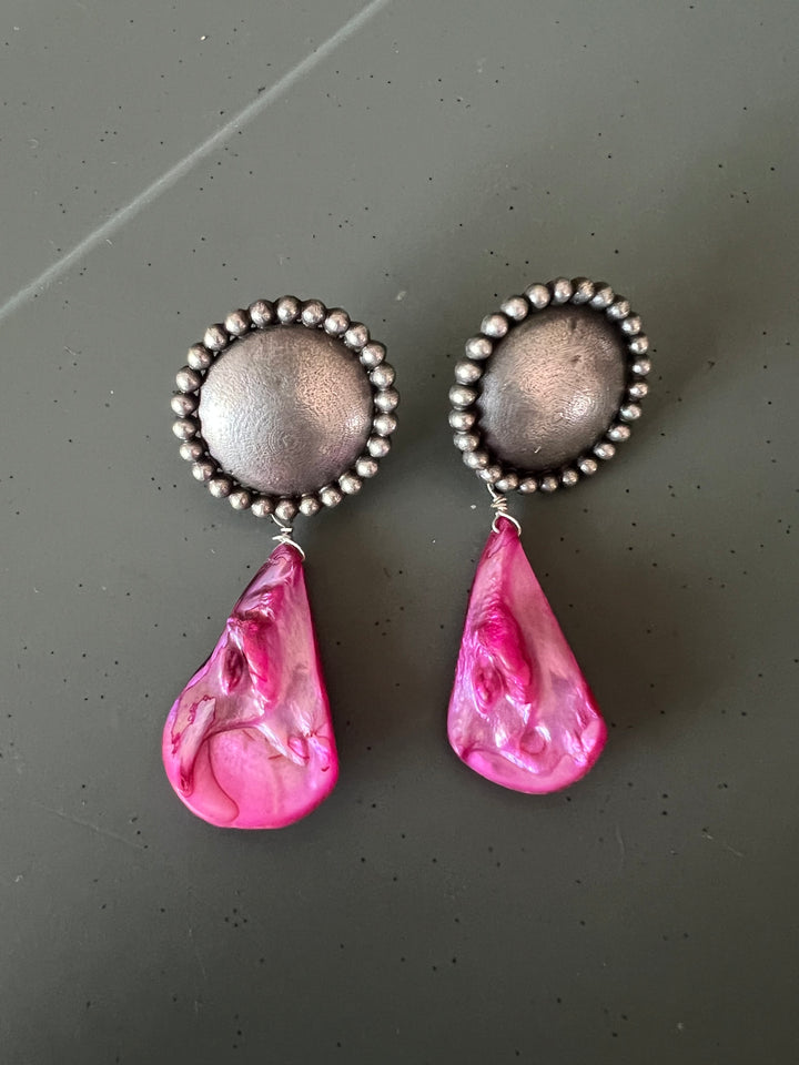 Cut Stone Tribal Earrings - Premium Quality, Exquisite Craftsmanship