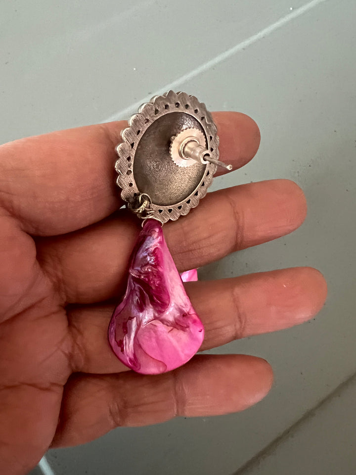 Cut Stone Tribal Earrings - Premium Quality, Exquisite Craftsmanship