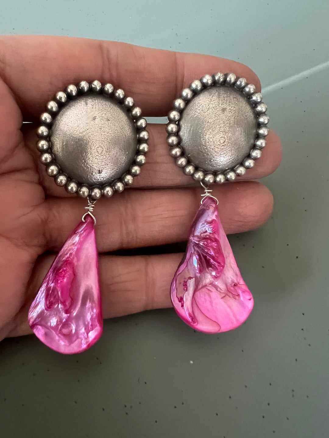 Cut Stone Tribal Earrings - Premium Quality, Exquisite Craftsmanship