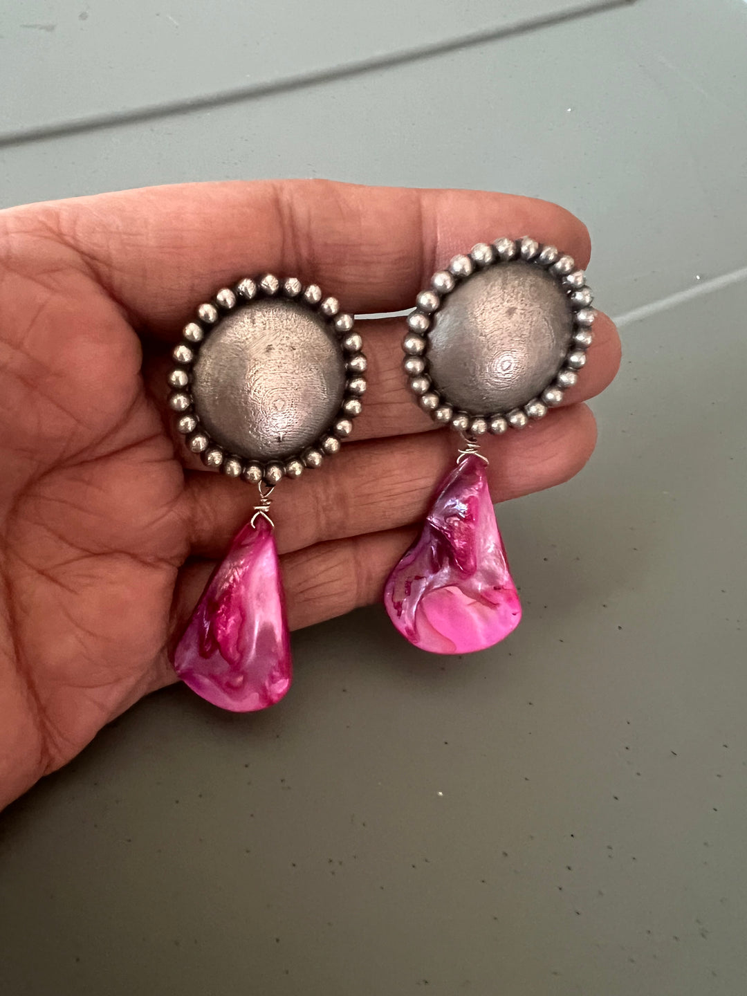 Cut Stone Tribal Earrings - Premium Quality, Exquisite Craftsmanship