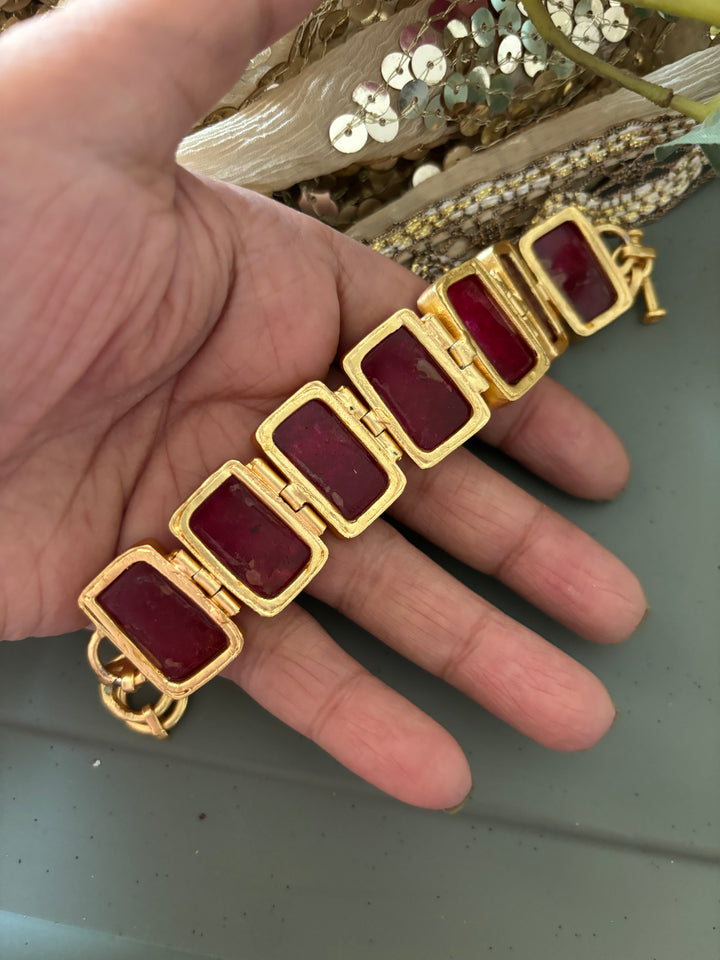 SHIVKA Ruby Red Bracelet