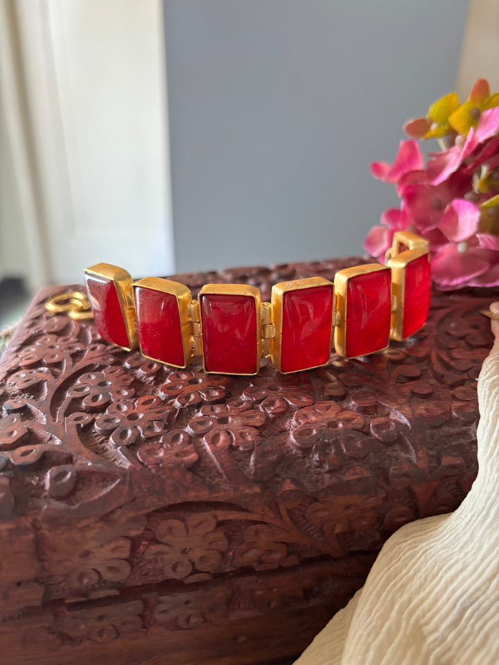 SHIVKA Ruby Red Bracelet