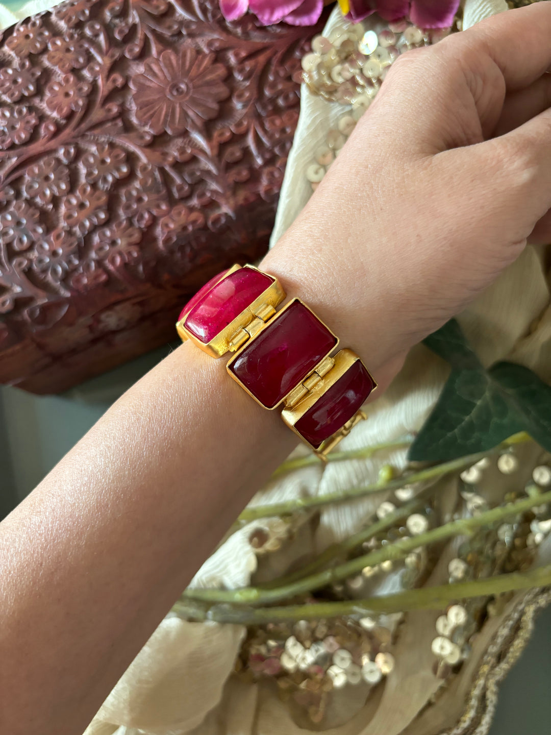 SHIVKA Ruby Red Bracelet