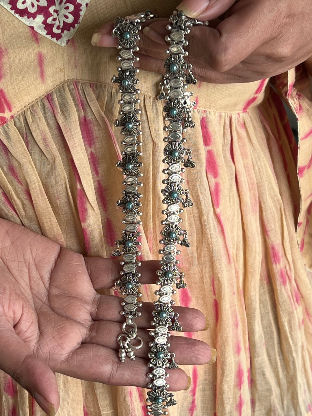 Pure 925 Silver Marcasite Anklets- Set of 2