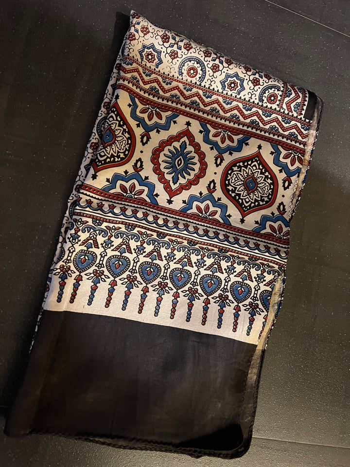 Shivka Designed Gajji Silk Stole