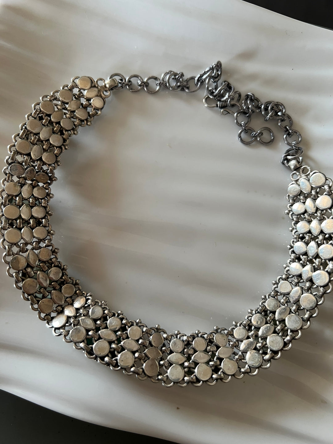 Doublet Stone 925 Silver necklace set