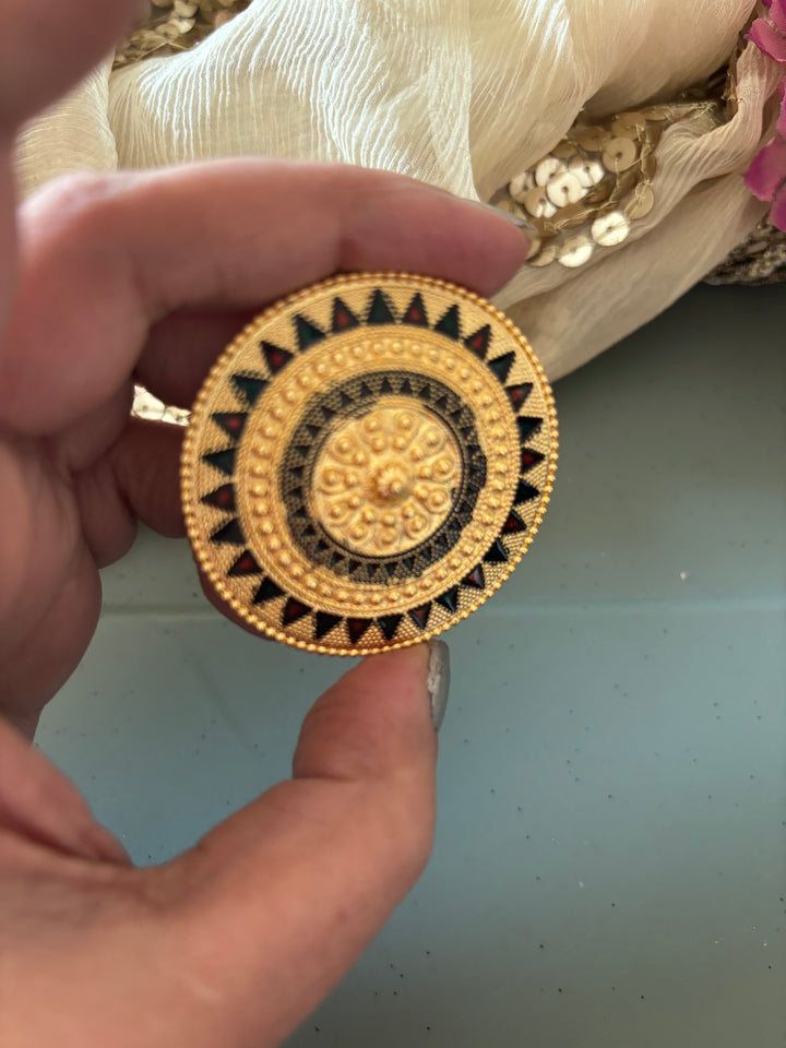 Gold Tone Ring - Perfect for Destination Weddings, Gold Replica