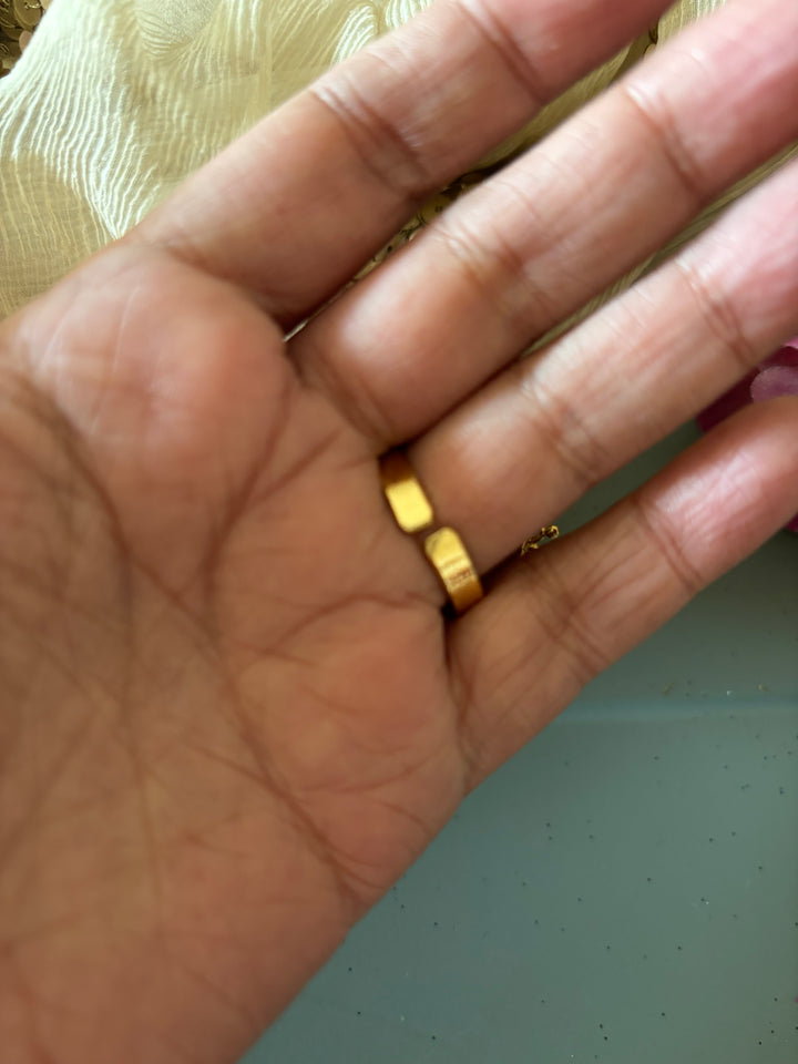 Gold Tone Ring - Perfect for Destination Weddings, Gold Replica