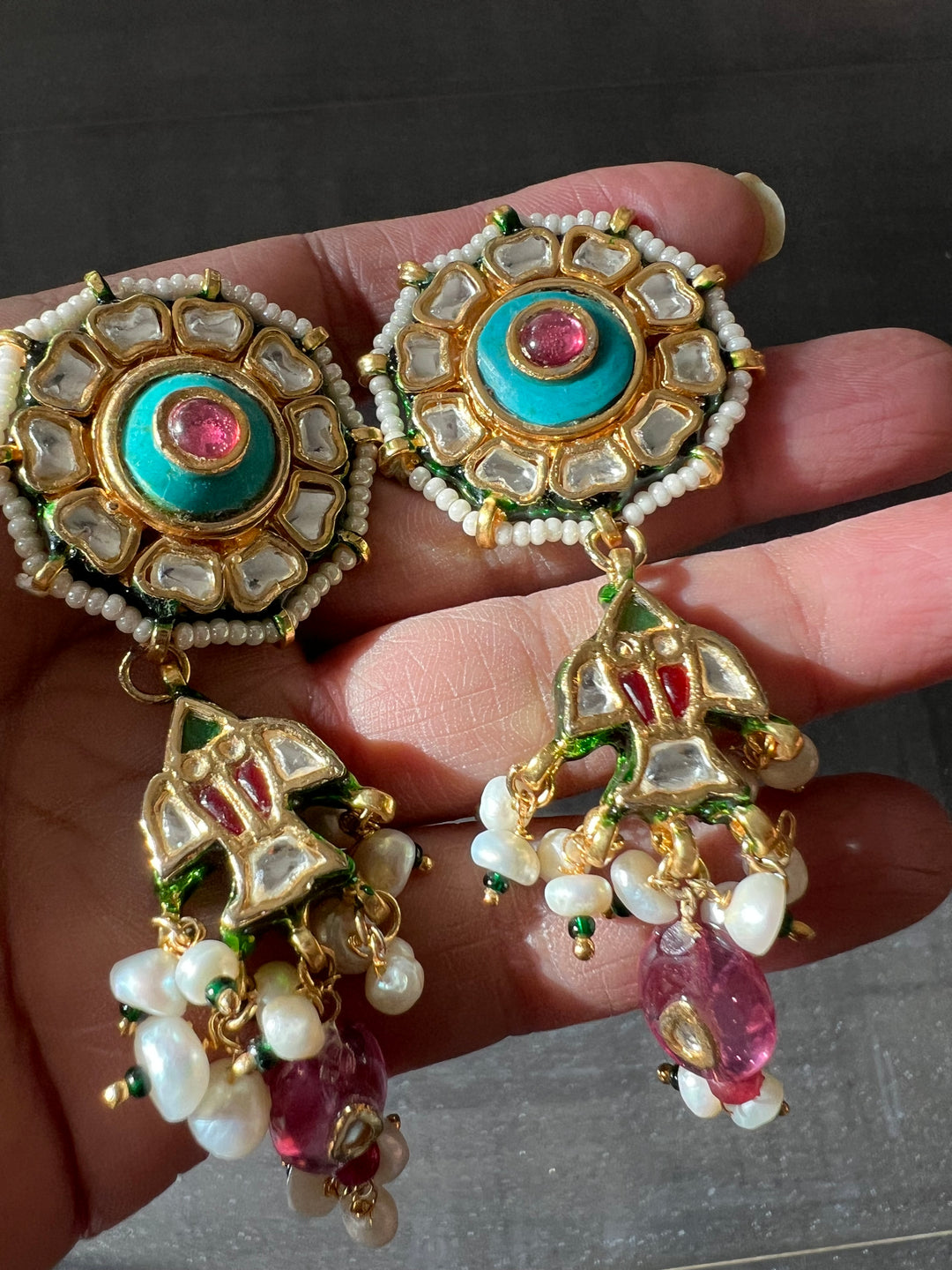 SHIVKA Semi-Precious Kundan Choker Set | Wedding Jewelry