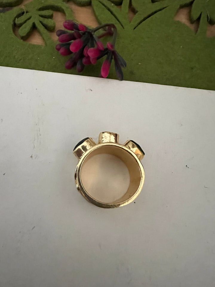 Chrome Diopside Ring