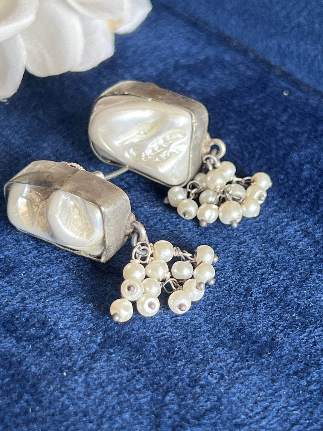 Timeless Antique Pearl Choker Necklace Set