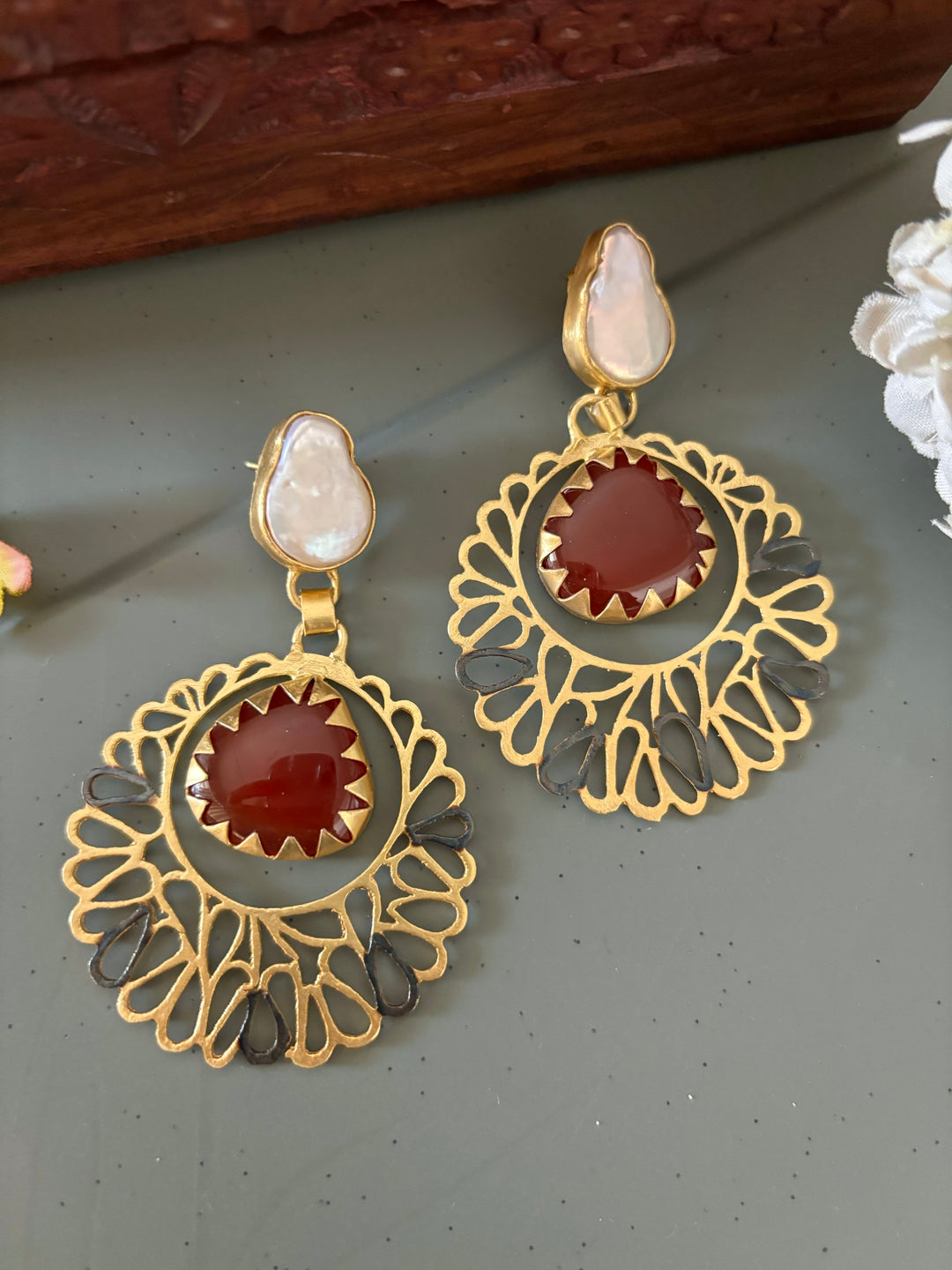 Classy Gemstones Earrings