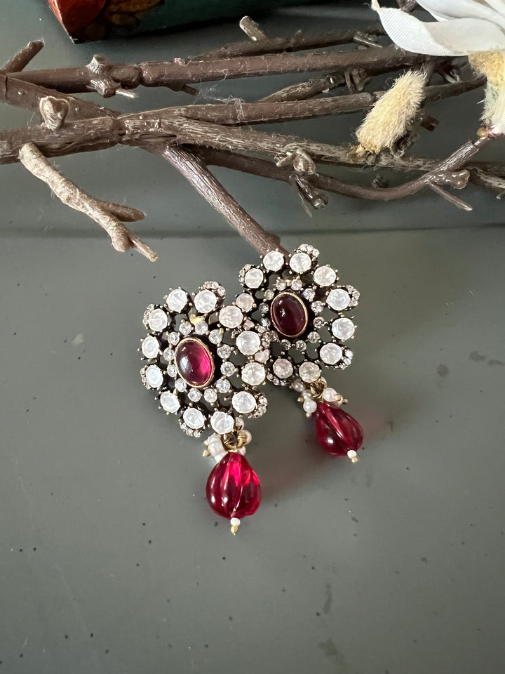 Faux Diamond Earrings