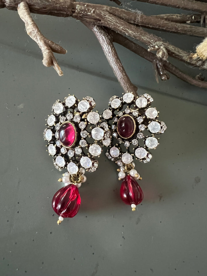 Faux Diamond Earrings