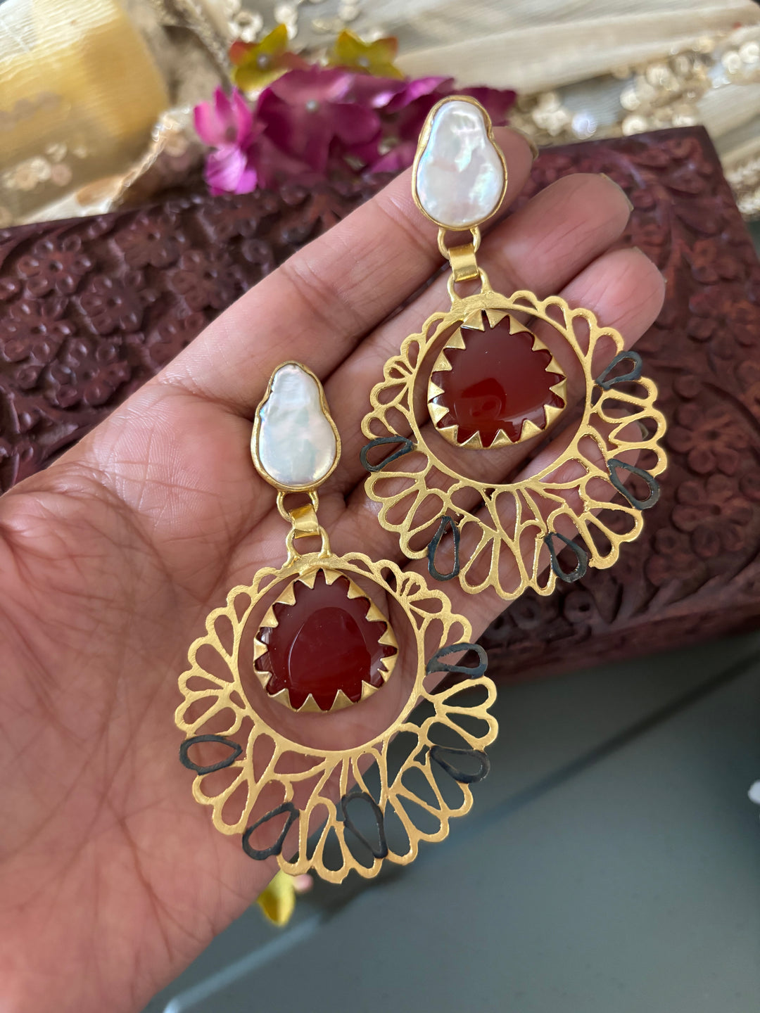 Classy Gemstones Earrings