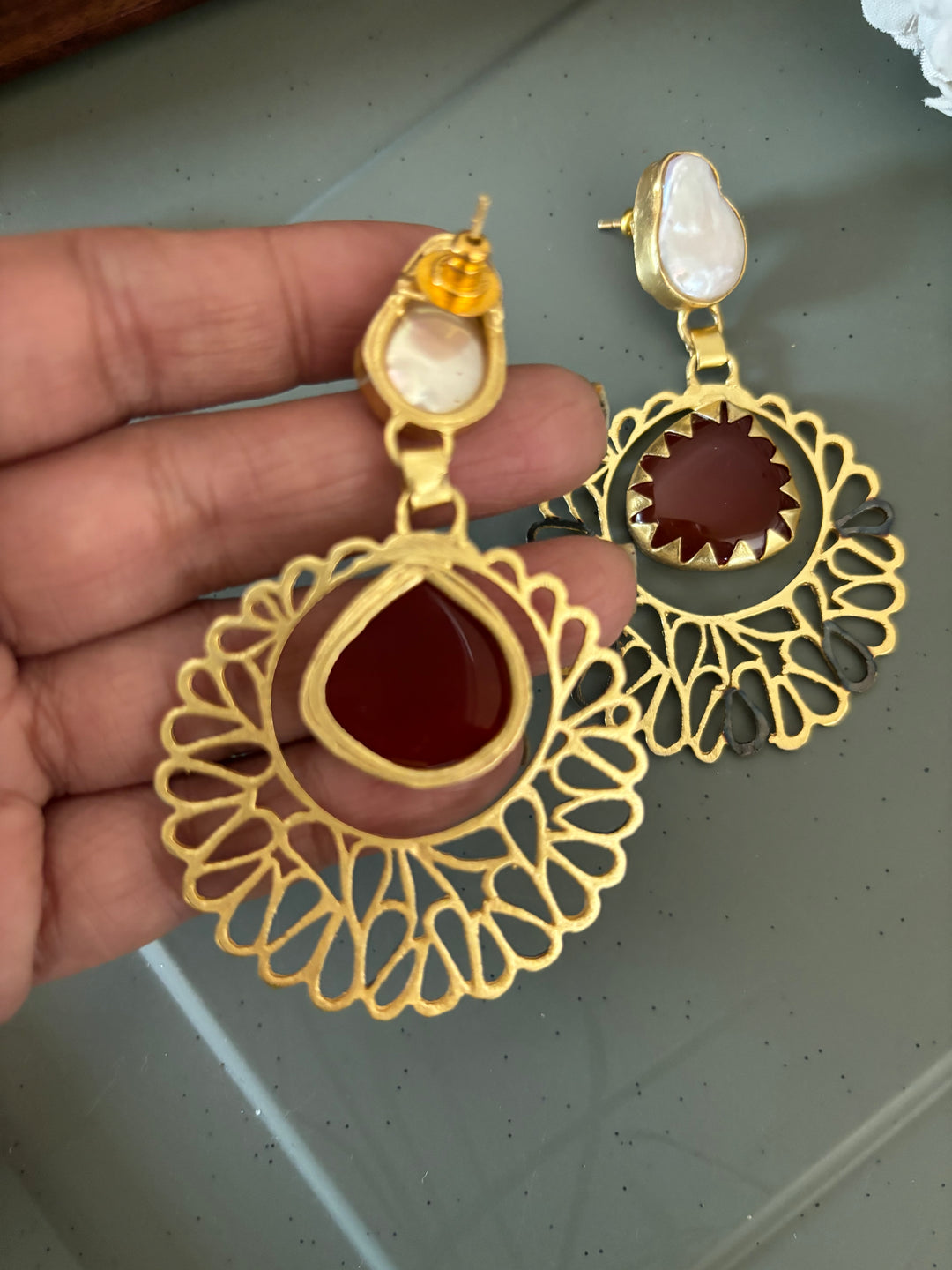 Classy Gemstones Earrings