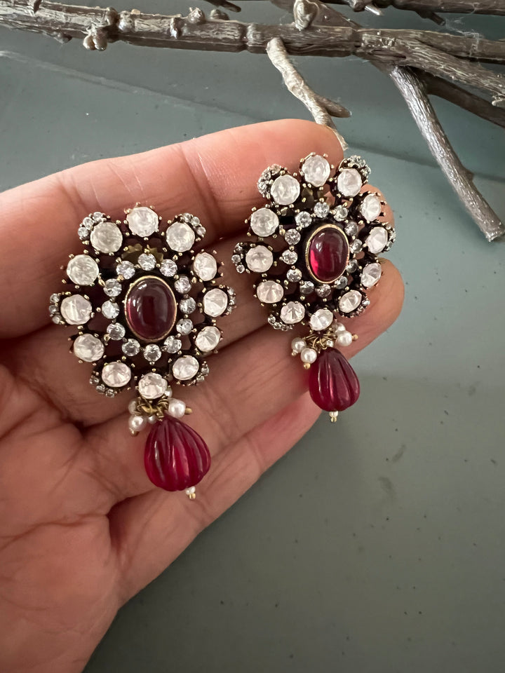Faux Diamond Earrings