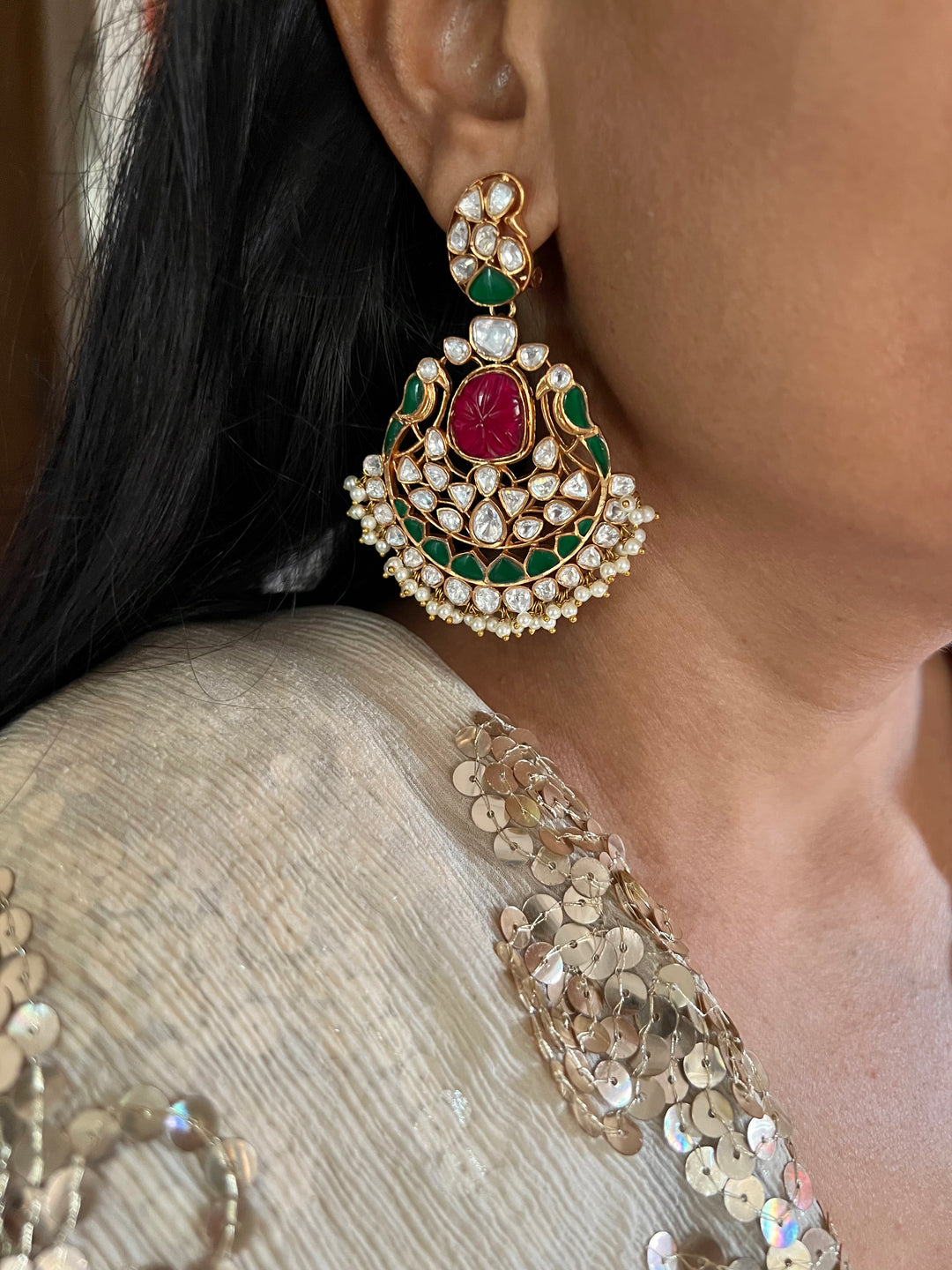 Gorgeous Kundan Earrings