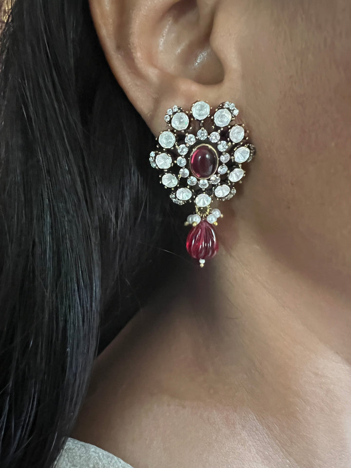 Faux Diamond Earrings