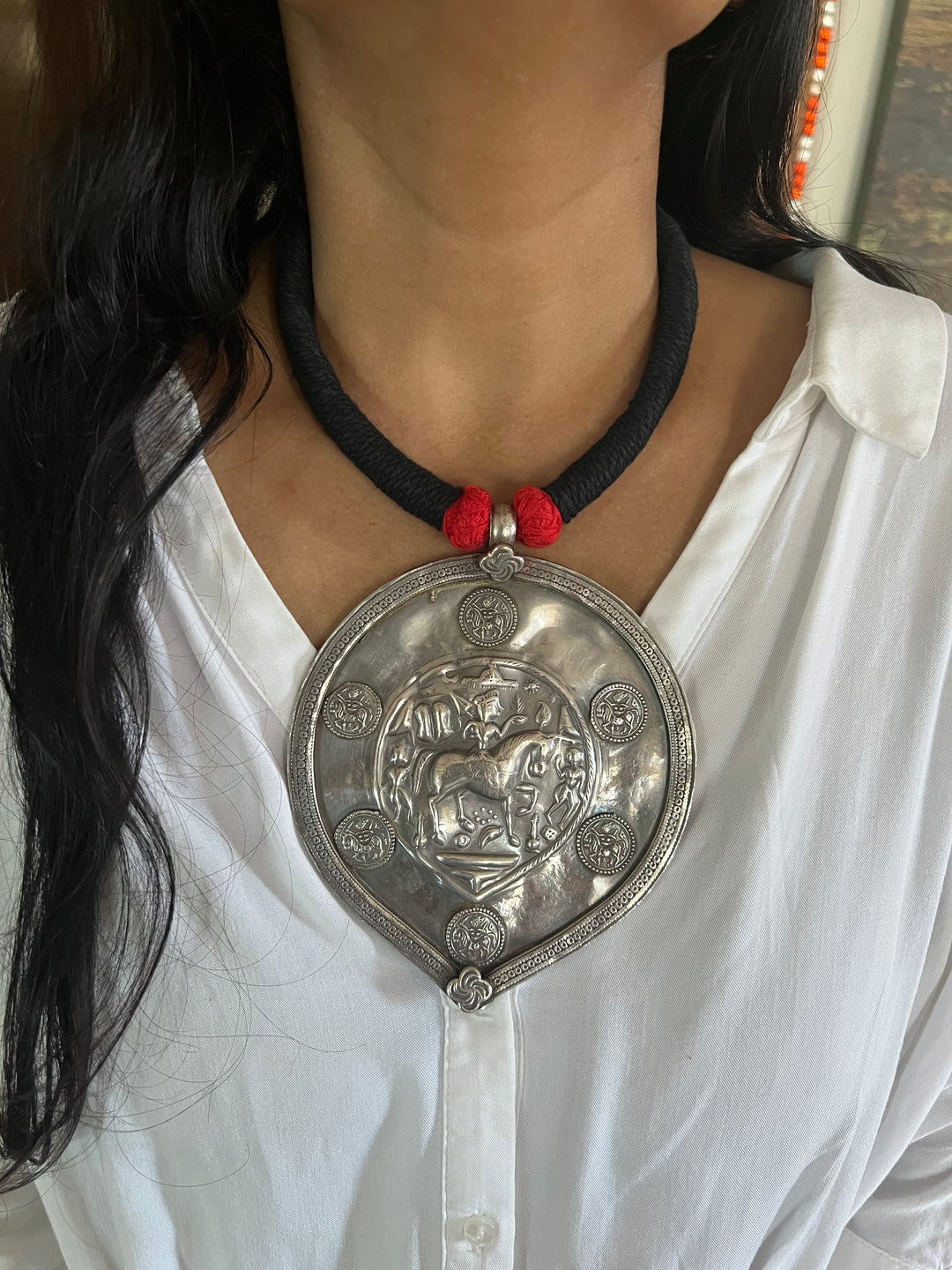 Bold Tribal Necklace - A Timeless Statement Piece