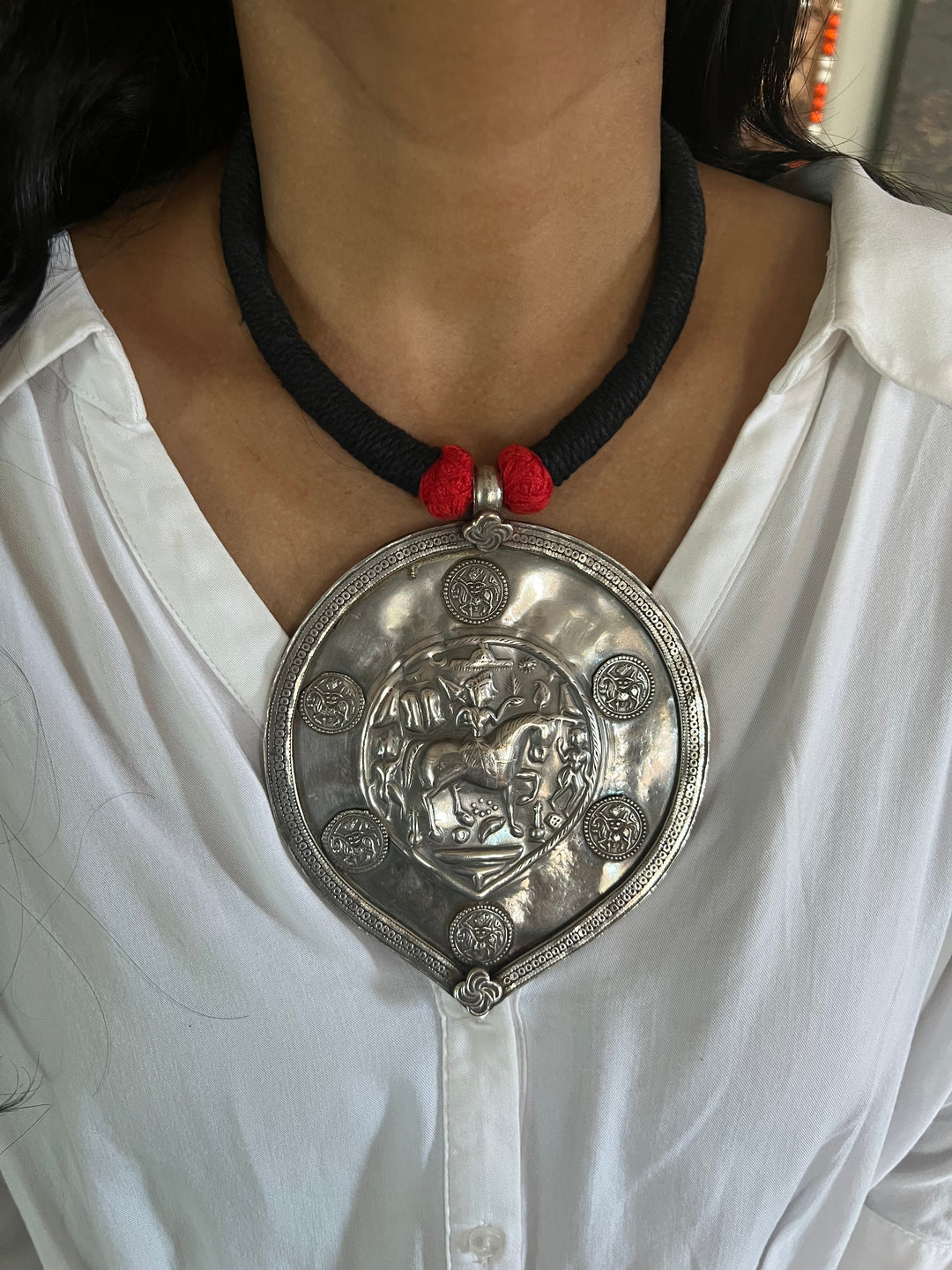 Bold Tribal Necklace - A Timeless Statement Piece