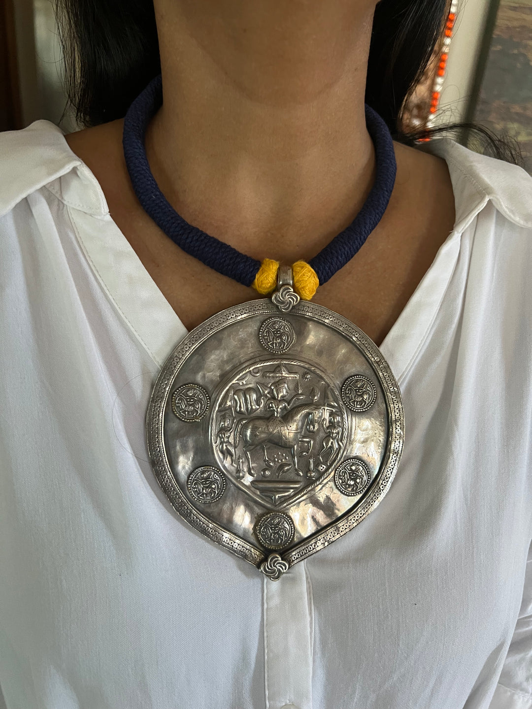 Bold Tribal Necklace - A Timeless Statement Piece