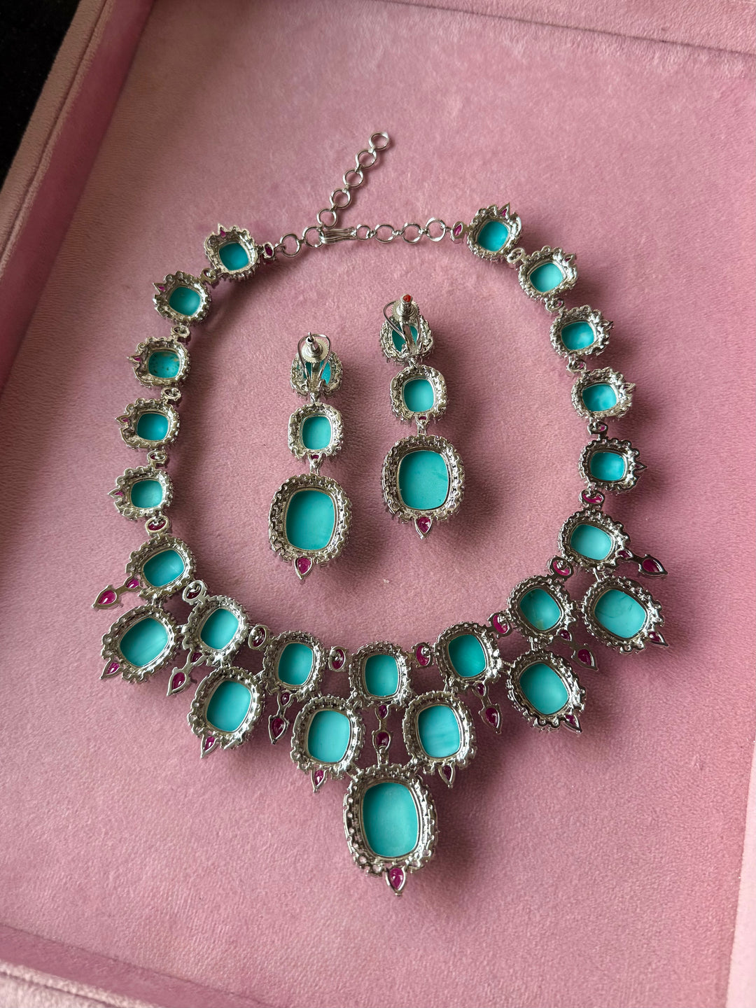 Jodhpur Royal Turquoise Necklace Set