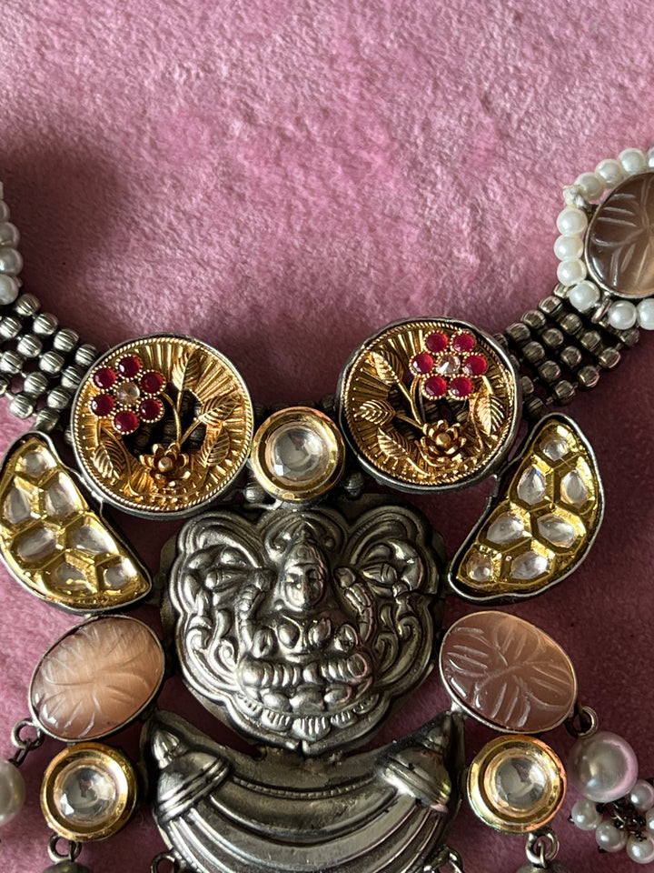 Divine Fusion Goddess Necklace Set - Embrace Elegance