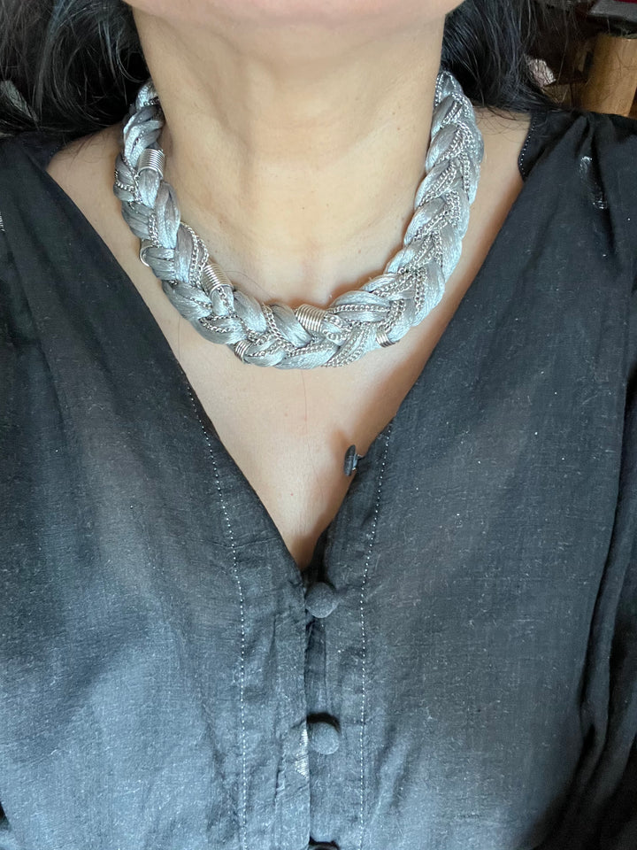 SHIVKA Designer Silk Thread Necklace