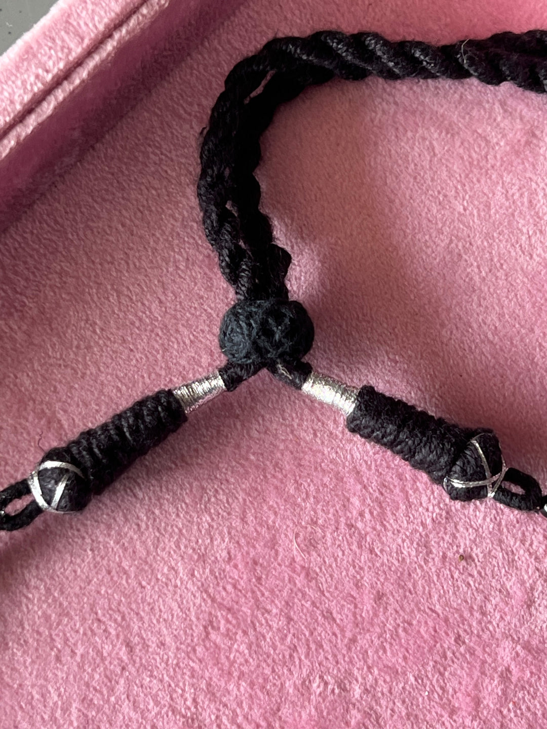 Elegant Dual Tone Black Beads Set - Subtle Sophistication