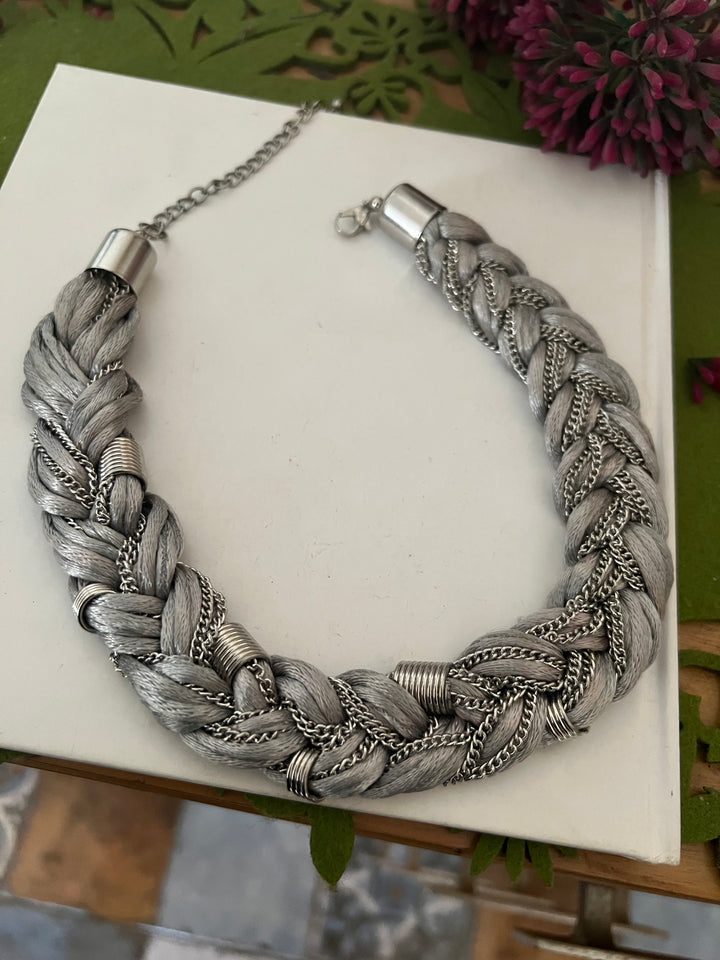 SHIVKA Designer Silk Thread Necklace