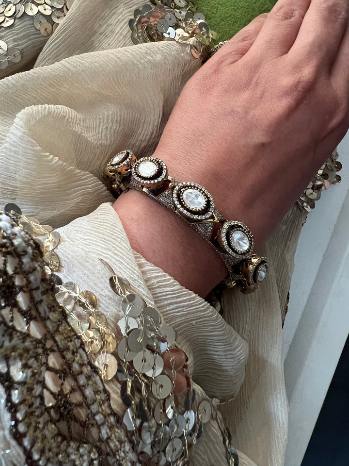 SHIVKA Victorian CZ Bangle