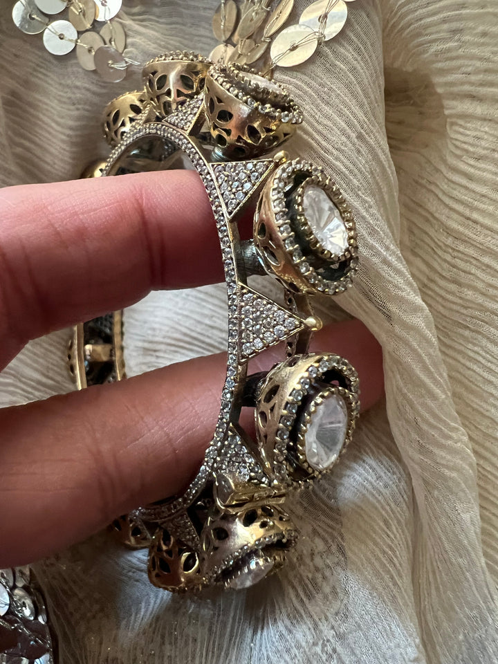 SHIVKA Victorian CZ Bangle