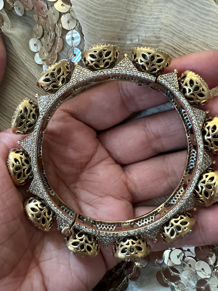 SHIVKA Victorian CZ Bangle