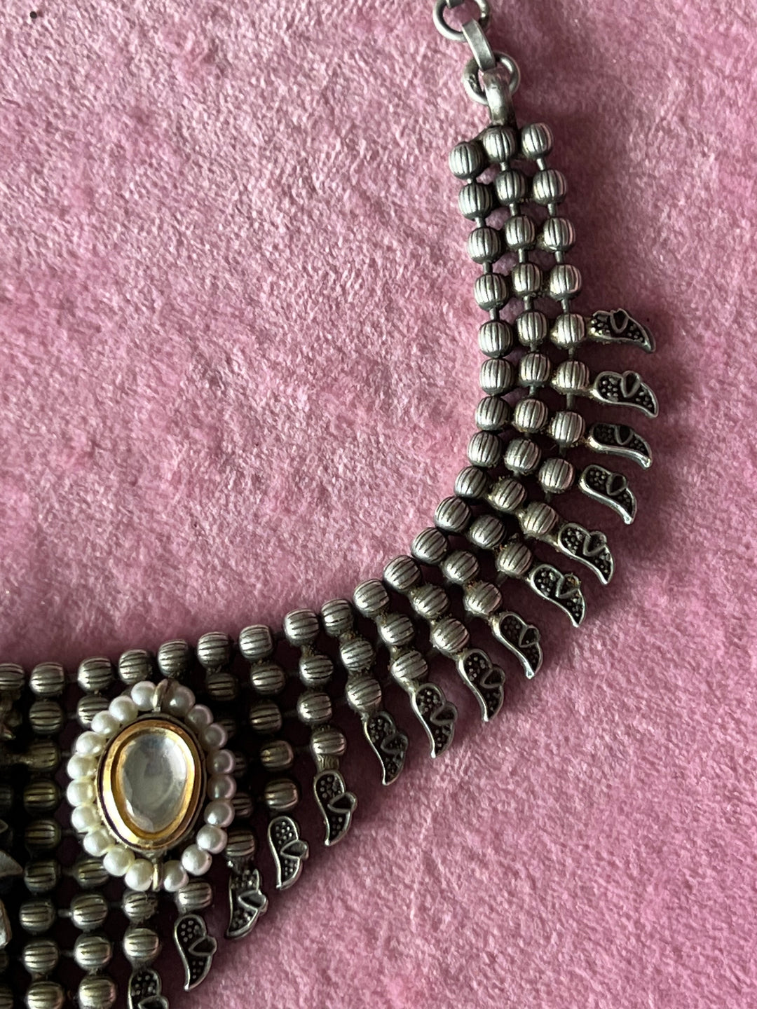 Timeless Antique Pearl Choker Necklace Set