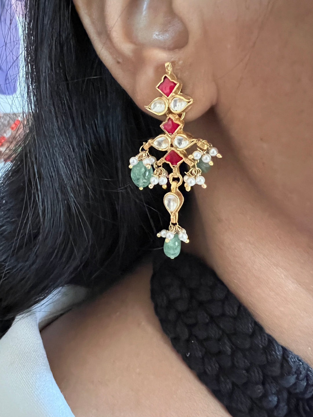 Choker Pendant Freshwater Pearls 925 Silver Necklace Set