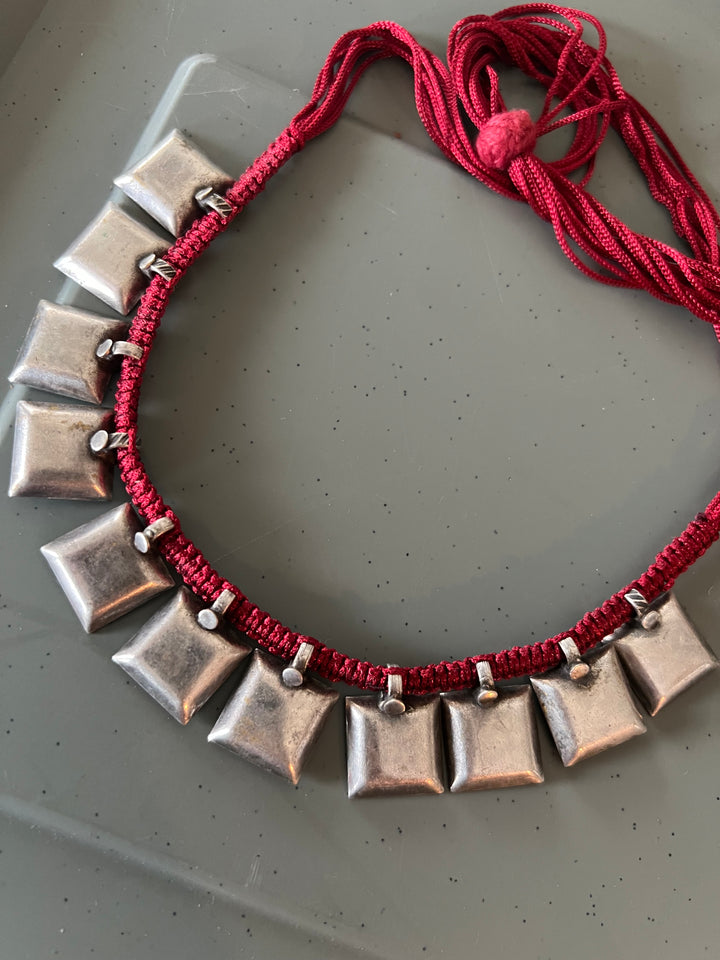 Smart Tribal Brass Necklace