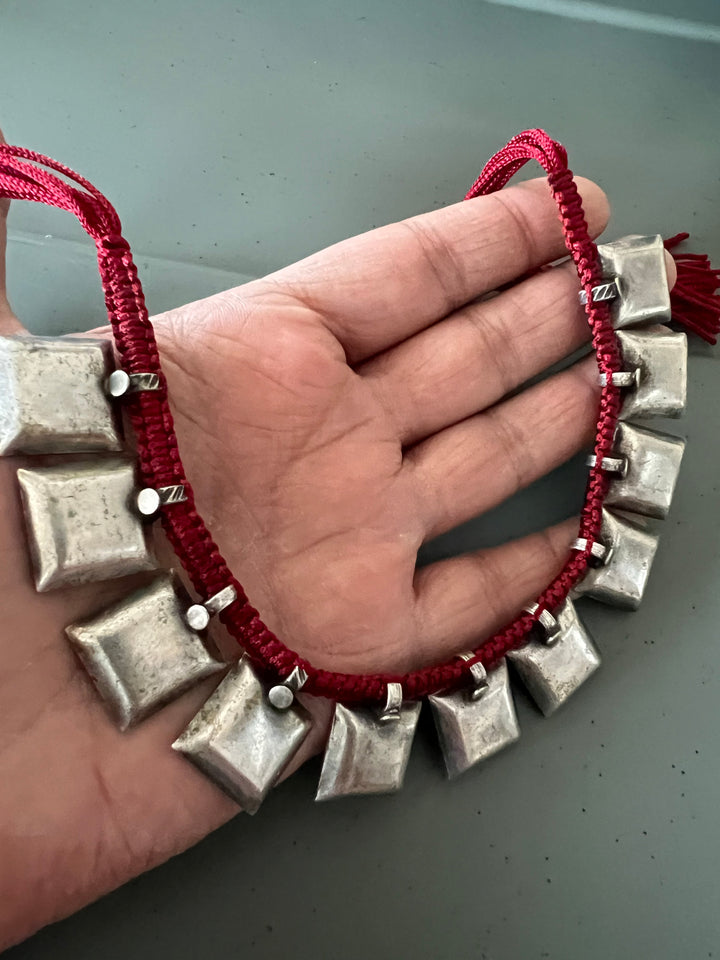 Smart Tribal Brass Necklace