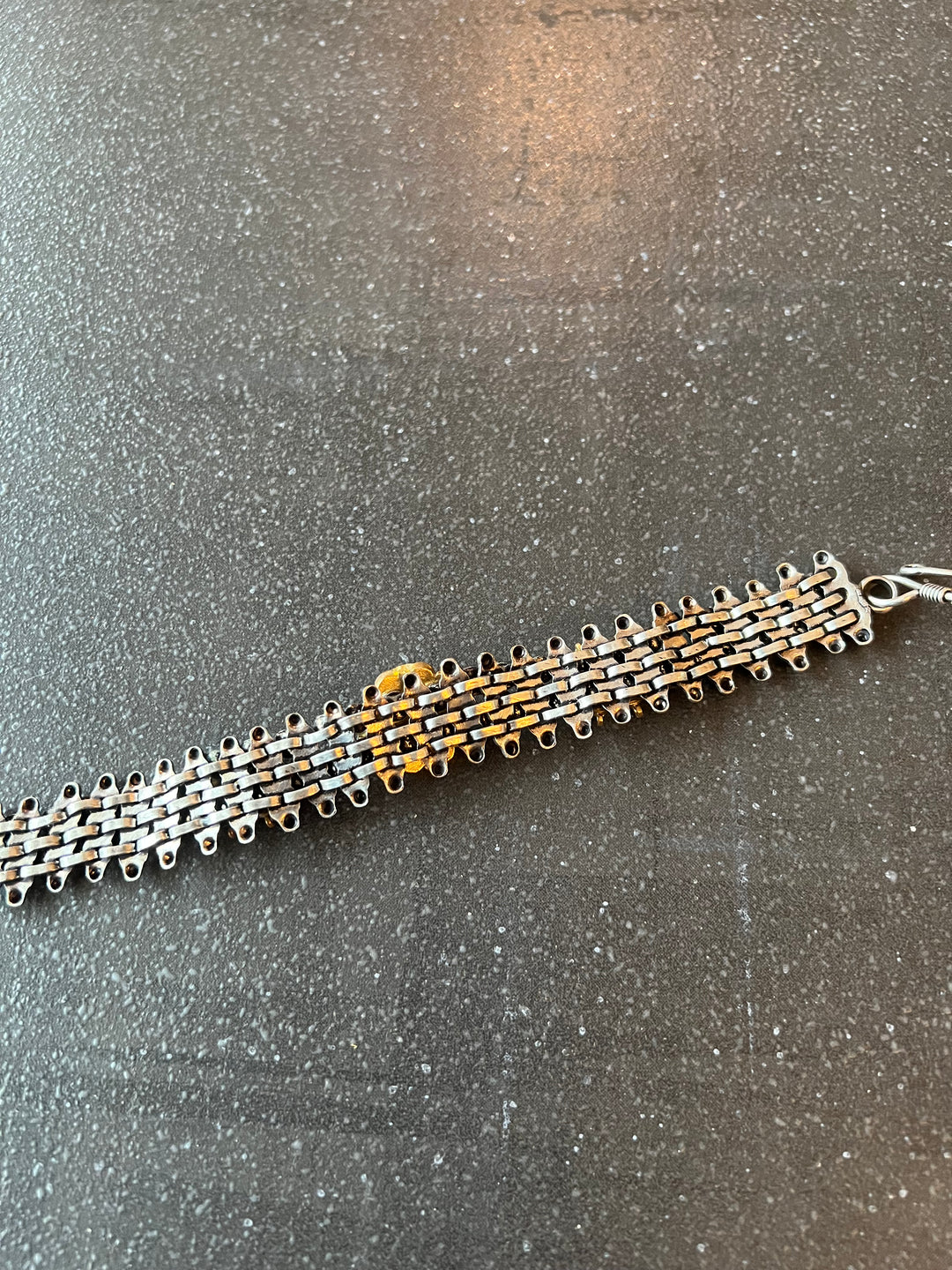 Exquisite Kundan Fusion Bracelet - Truly One of a Kind