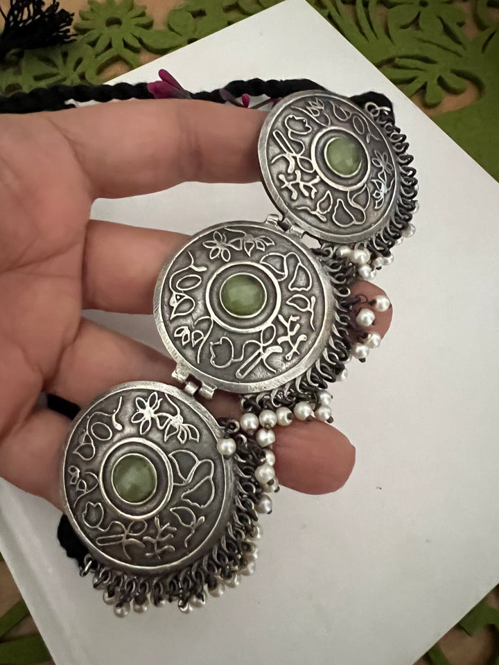 Mint Green Choker with Studs