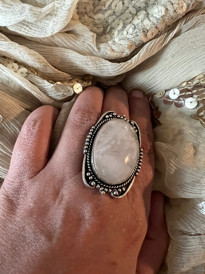 Statement Natural Gemstone Ring