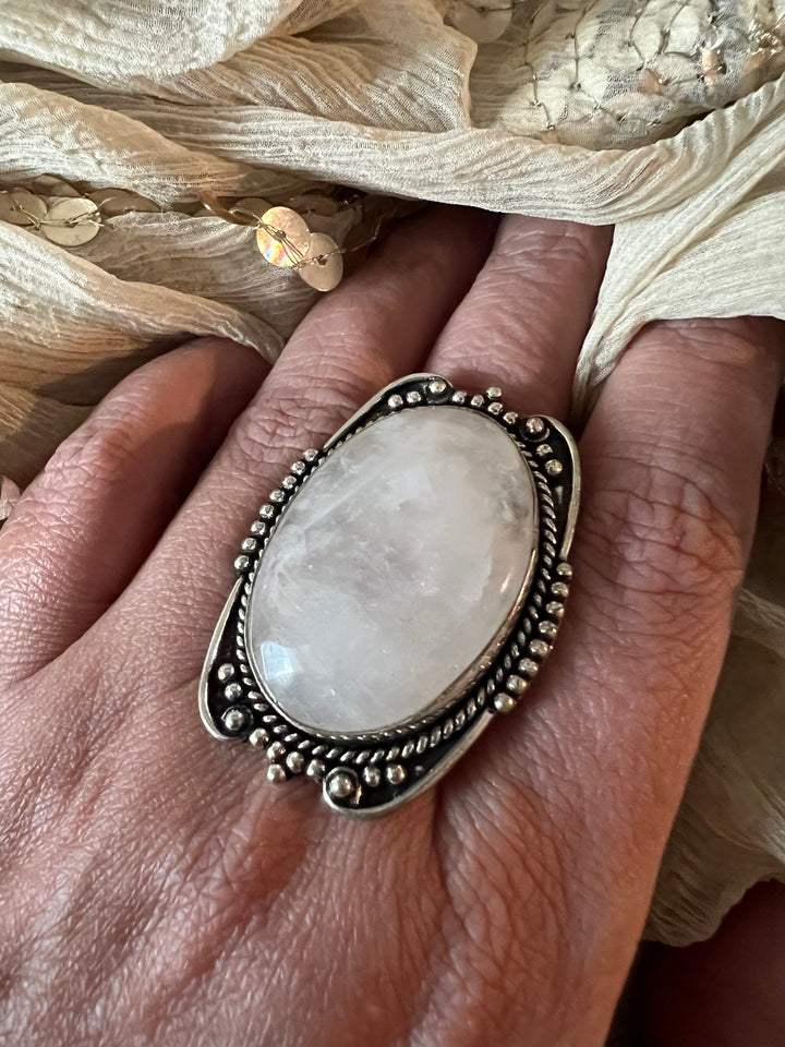 Statement Natural Gemstone Ring