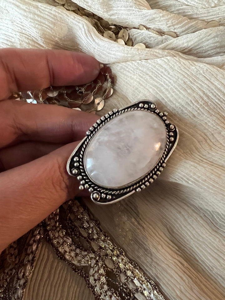 Statement Natural Gemstone Ring