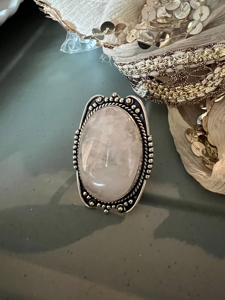 Statement Natural Gemstone Ring