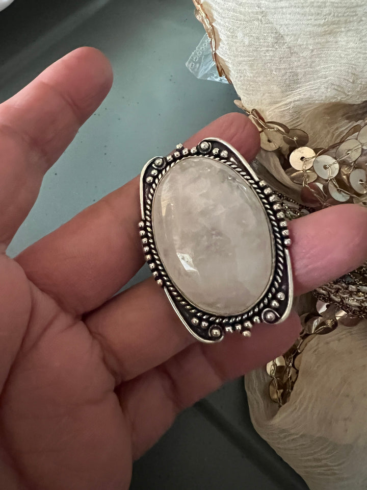Statement Natural Gemstone Ring