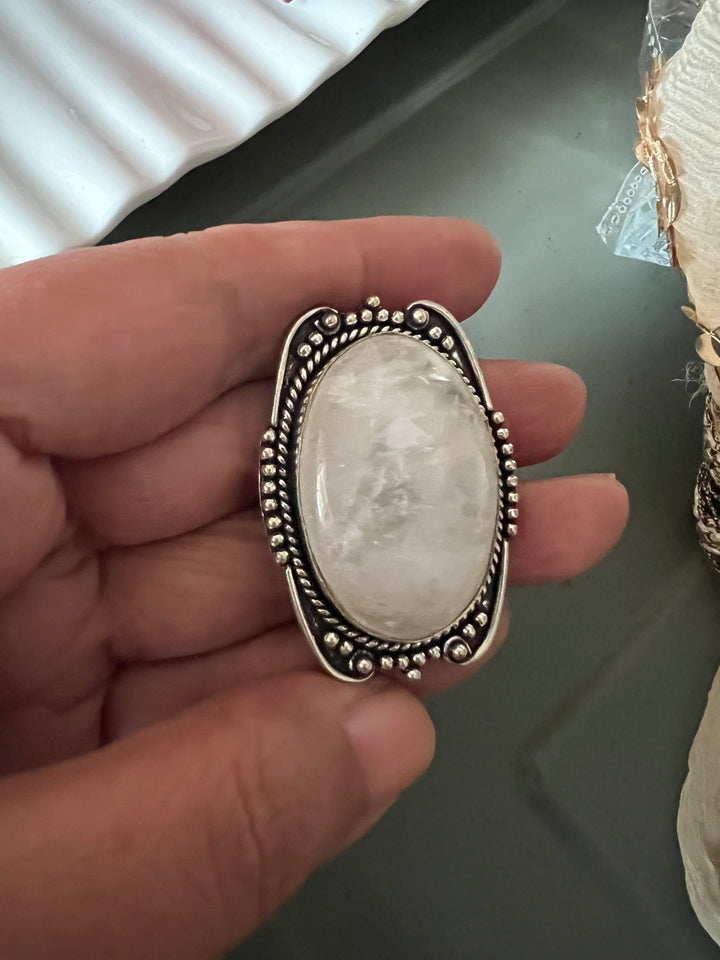 Statement Natural Gemstone Ring