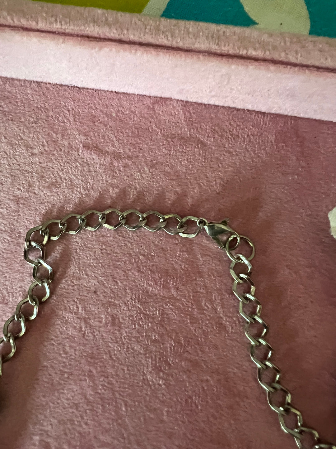 Elegant Blue & Silver Beaded Necklace with Statement Studs