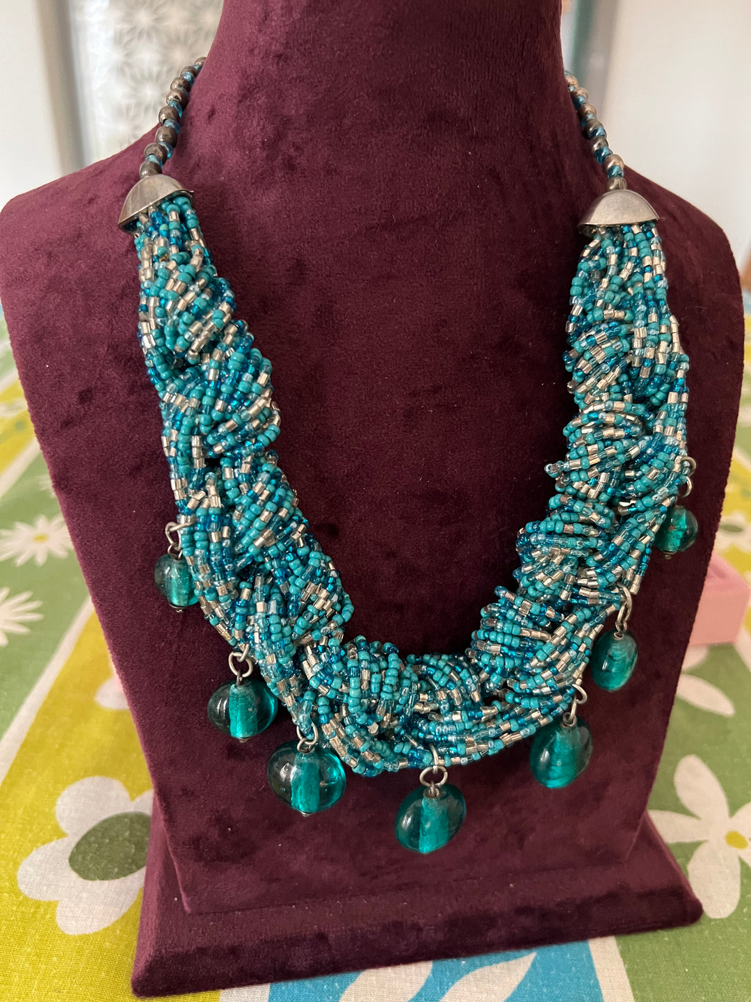 Bold Statement Beaded Necklace