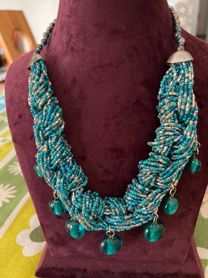 Bold Statement Beaded Necklace