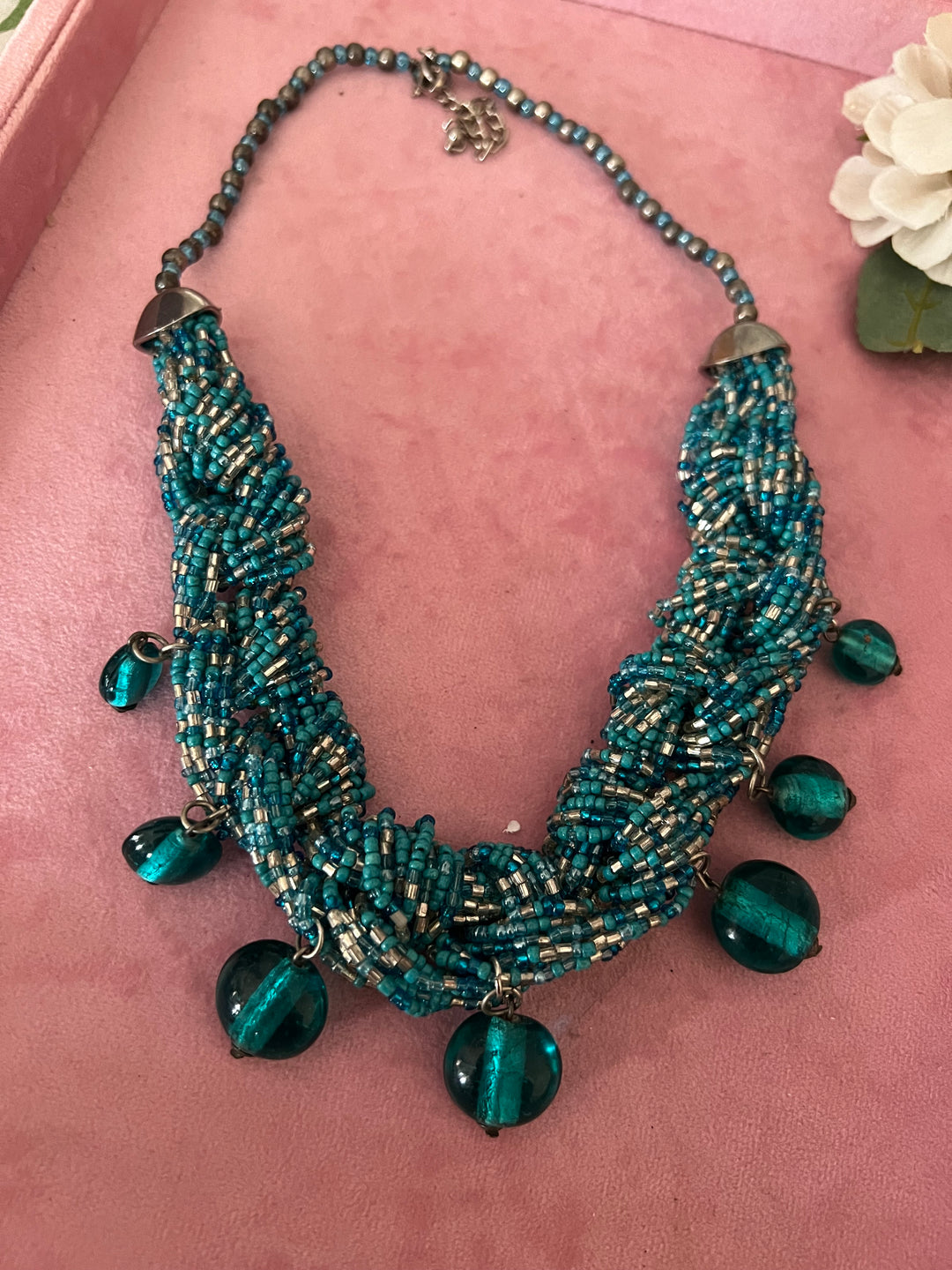 Bold Statement Beaded Necklace